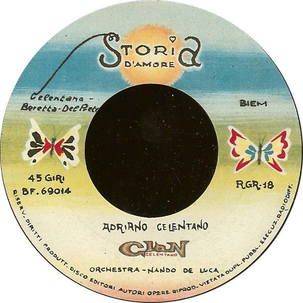 Miniatura: Storia D'Amore [Adriano Celentano] - Vinyl 7", 45 RPM, Single
