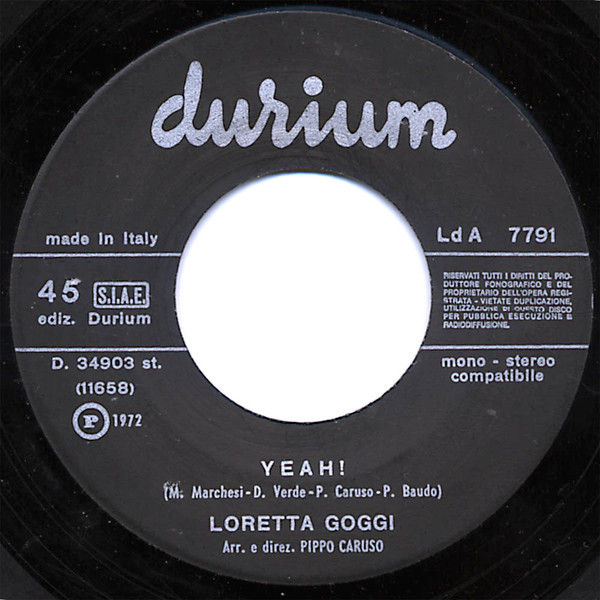 Miniature : Mani Mani [Loretta Goggi] - Vinyl 7", 45 RPM