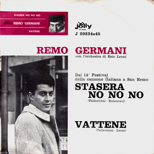 Remo Germani - Stasera No No No - Vinile 45 giri (1964) - foto 2