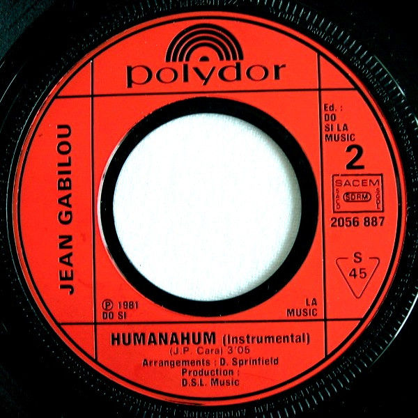 Miniatura: Humanahum [Jean Gabilou] - Vinyl 7", Single