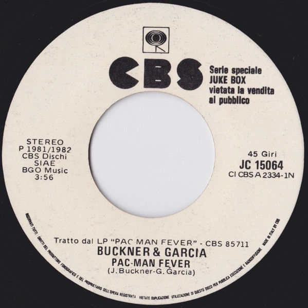 Stella Carnacina, Buckner & Garcia - Antille / Pac-Man Fever - Vinile 45 giri Jukebox (1982) - foto 2