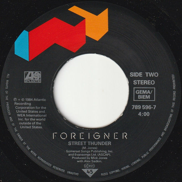 Miniature : I Want To Know What Love Is [Foreigner] - Vinyl 7", Single, 45 RPM