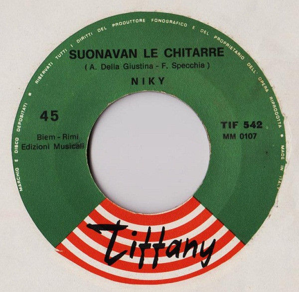 Suonavan Le Chitarre [Niky] – Vinile 7", 45 RPM