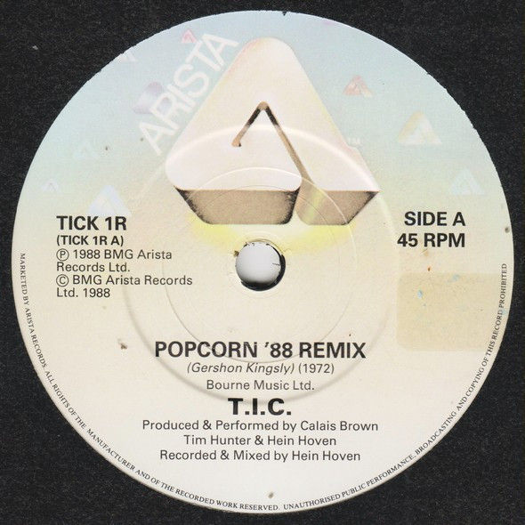 Miniature : Popcorn '88 Remix [T.I.C.] - Vinyl 7", 45 RPM, Single