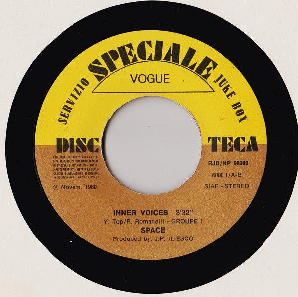 Martin Circus, Space - American Trip / Inner Voices - Vinile 45 giri Jukebox (1980) - foto 2