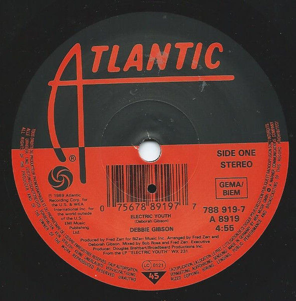 Miniature : Electric Youth [Debbie Gibson] - Vinyl 7", 45 RPM