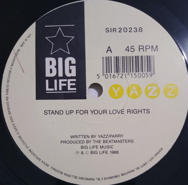 Miniatura: Stand Up For Your Love Rights [Yazz] - Vinyl 7", 45 RPM