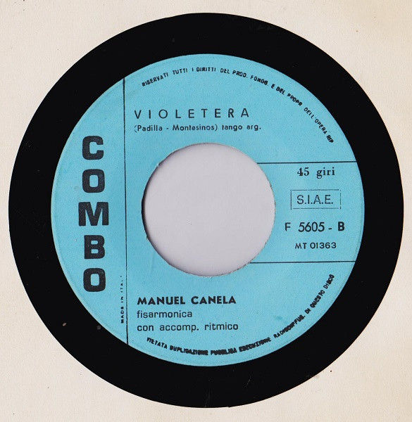 Trottolo, Manuel Canela - Violino Tzigano / Violetera - Vinile 45 giri - foto 2