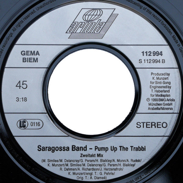 Miniature : Saragossa Band Medley [Saragossa Band] - Vinyl 7", Single, 45 RPM