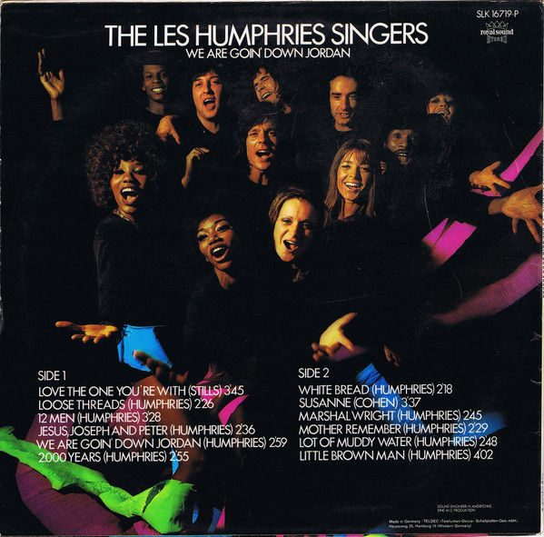 The Les Humphries Singers - We Are Goin' Down Jordan - Vinile LP (1971) - foto 2