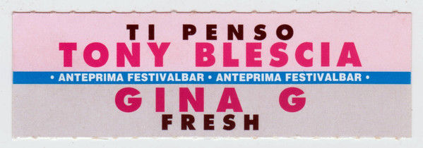 Thumbnail: E Ti Sento / Fresh [Tony Blescia / Gina G] - Vinyl 7", 45 RPM, Jukebox