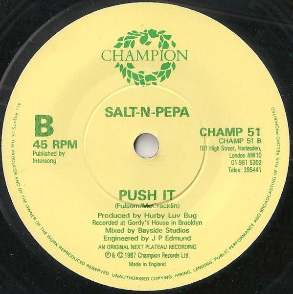 Miniatura: Tramp (Remix)   Push It [Salt 'N' Pepa] - Vinyl 7", 45 RPM, Single