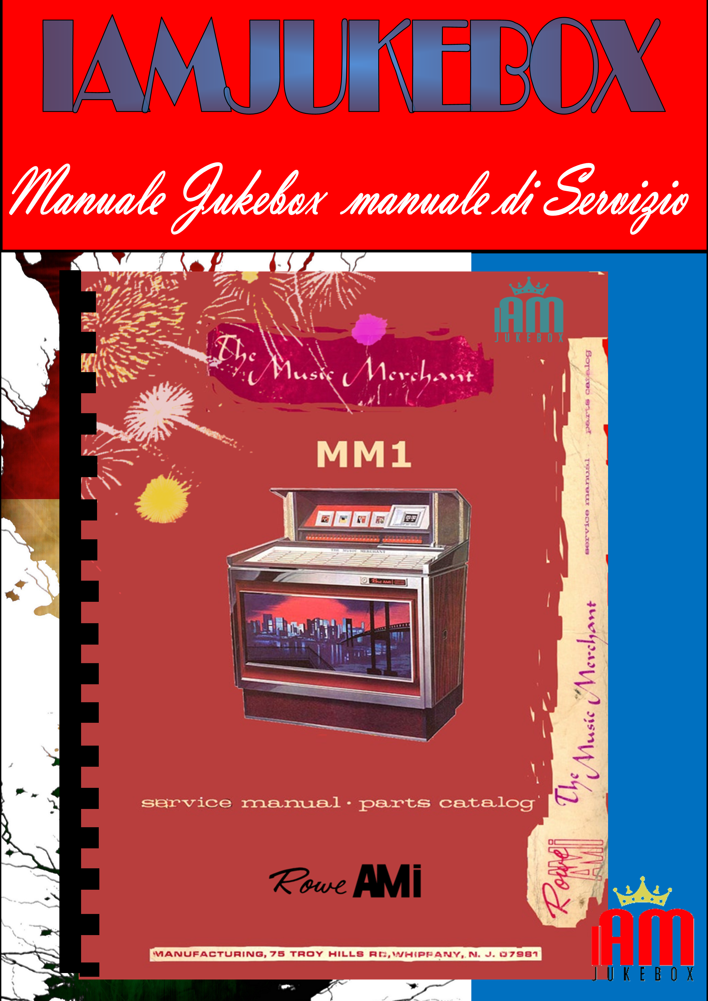 Manuale Jukebox Rowe AMI in pdf ad alta definizione scaricabile. Modello MM1 '