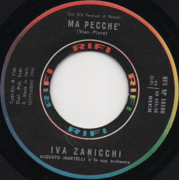Miniature : Iva Zanicchi - Ma Pecchè / Tu Saje 'A Verità - Vinile 45 giri (1966) - foto 3