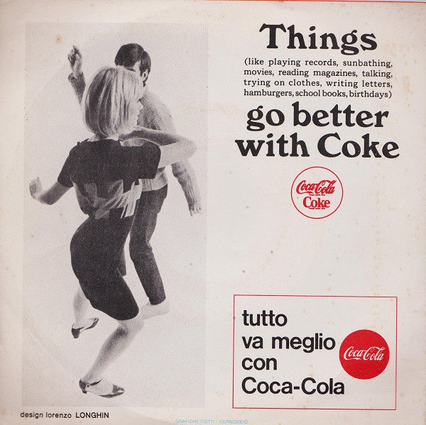 Ray Charles, The Supremes - Things Go Better With Coke - Vinile 45 giri (1968) - foto 2
