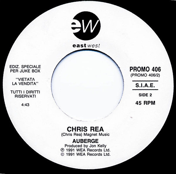 Tanita Tikaram, Chris Rea - Only The Ones We Love / Auberge - Vinile 45 giri Jukebox (1991) - foto 2