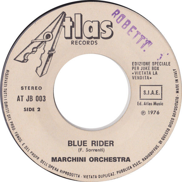 Marchini Orchestra - Bobo Step - Vinile 45 giri Jukebox (1976) - foto 2