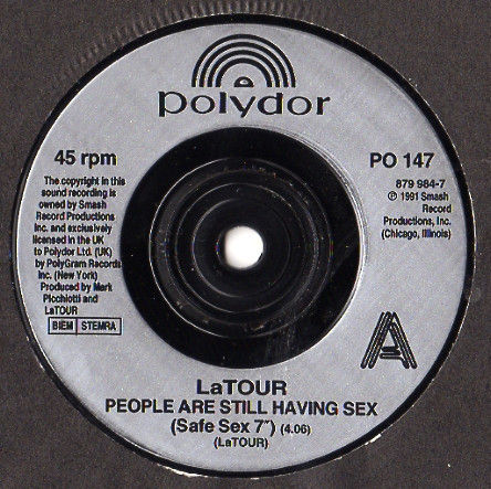 Miniature : LaTour - People Are Still Having Sex - Vinile 45 giri (1991) - foto 3