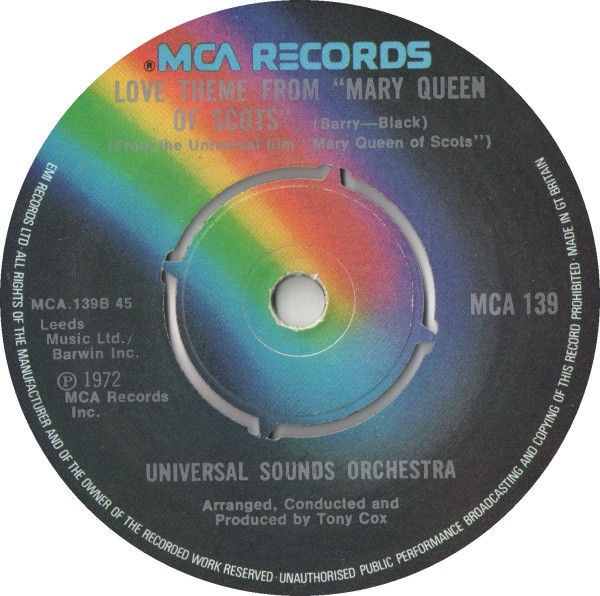 Universal Sounds Orchestra - Alias Smith And Jones Theme - Vinile 45 giri (1974) - foto 2