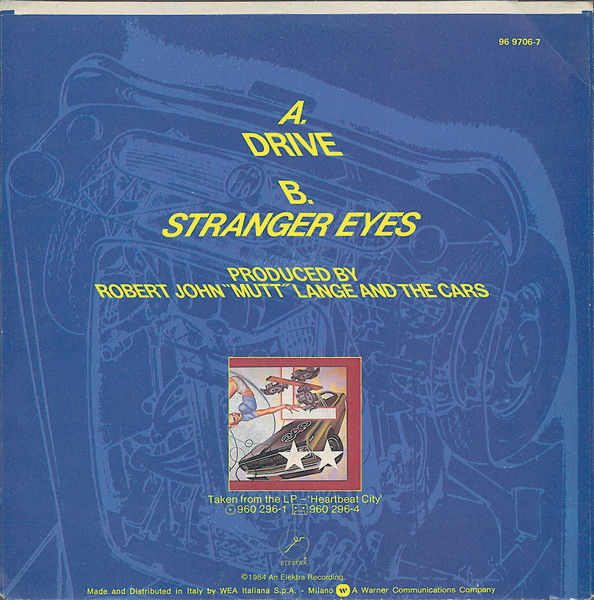 Thumbnail: Drive [The Cars] - Vinyl 7", 45 RPM, Stereo