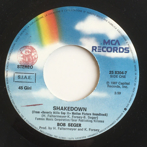 Thumbnail: Shakedown [Bob Seger] - Vinyl 7", Single