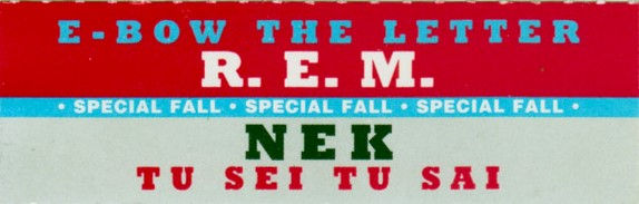 Miniature : E-Bow The Letter / Tu Sei, Tu Sai [R.E.M.,...] - Vinyl 7", 45 RPM, Promo