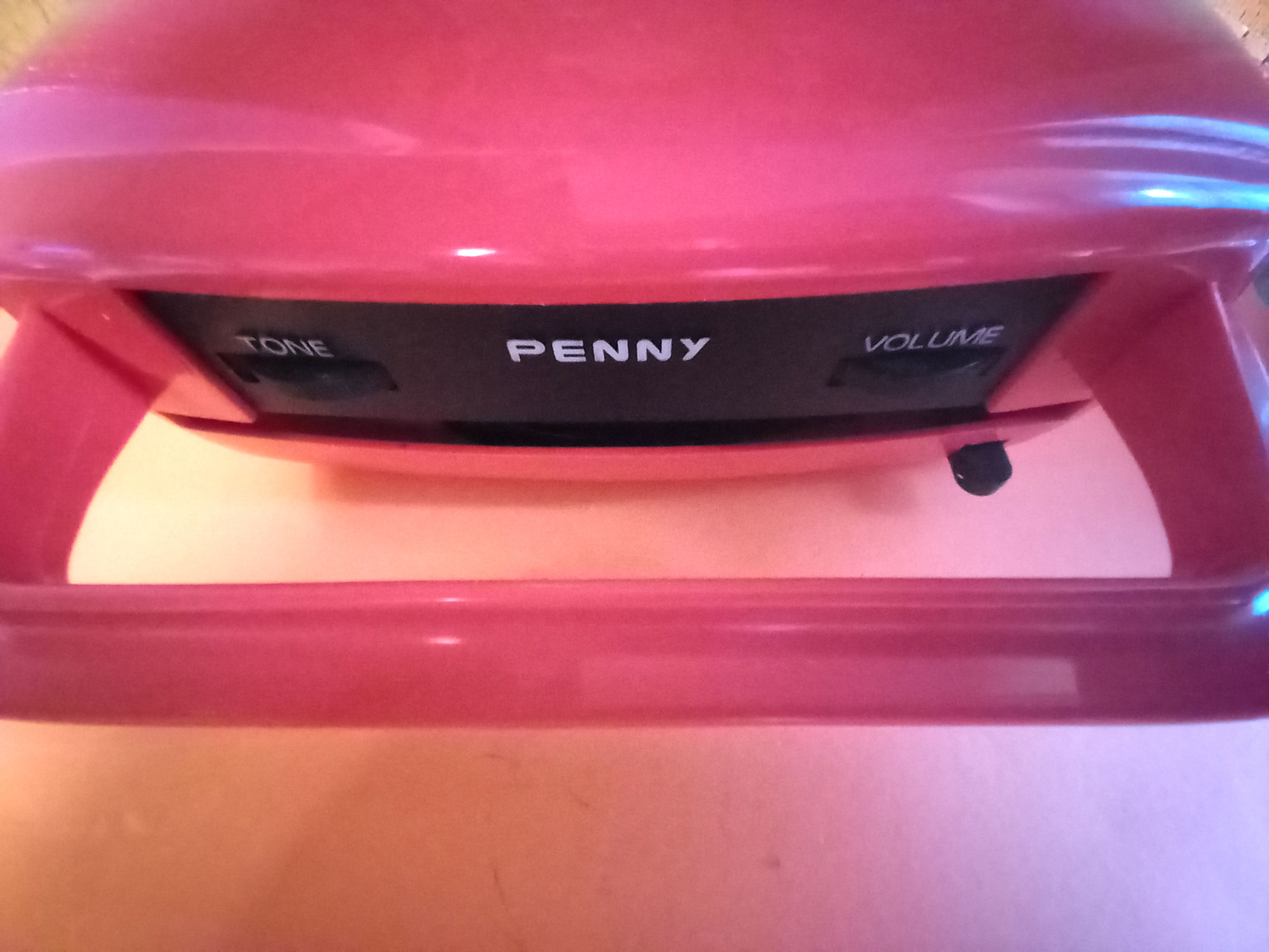 Penny mangiadischi rosso