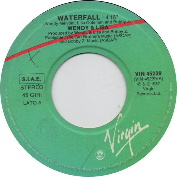 Miniature : Waterfall [Wendy & Lisa] - Vinyl 7"