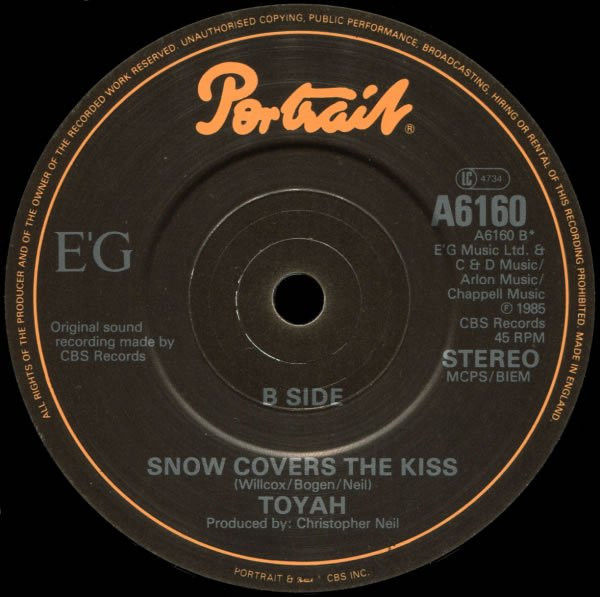 Miniature : Don't Fall In Love (I Said) [Toyah] - Vinyl 7", 45 RPM, Single, Stereo