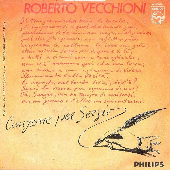 Roberto Vecchioni - Samarcanda - Vinile 45 giri (1977) - foto 2