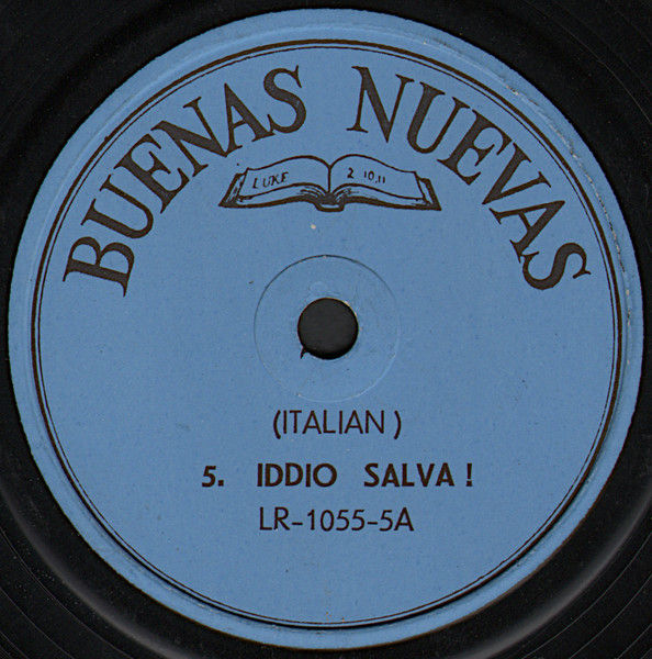 Unknown Artist - Iddio Salva! / La Soluzione Del Problema Più Importante - Vinile 45 giri - copertina