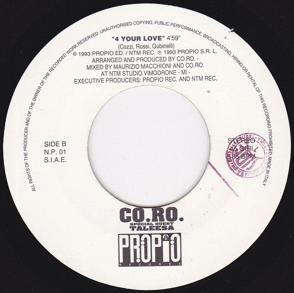 Thumbnail: A Brighter Day / 4 Your Love [Stefano Secchi,...] - Vinyl 7", 45 RPM, Jukebox