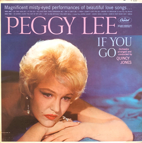 Peggy Lee - If You Go - Vinile LP (1961) - copertina