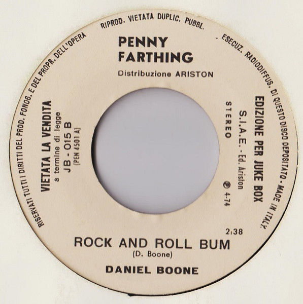 Keith, Daniel Boone - Summer Romance / Rock And Roll Bum - Vinile 45 giri Jukebox (1974) - foto 2