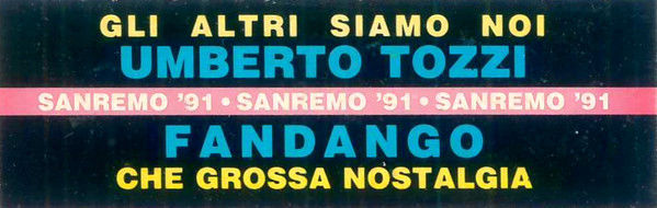 Miniature : Che Grossa Nostalgia / Gli Altri Siamo Noi  [Fandango  / Umberto Tozzi] Vinyl 7"