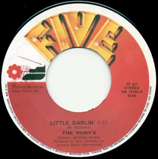 Miniatura: Little Darlin' [The Ruby's] - Vinyl 7", 45 RPM