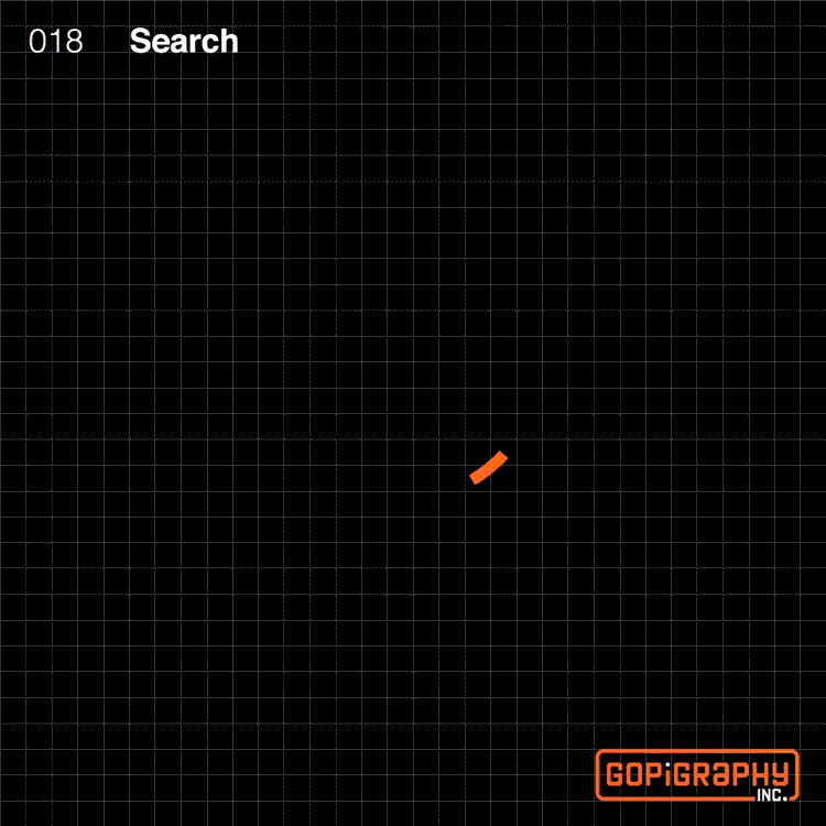 search icon graphic design micro animation