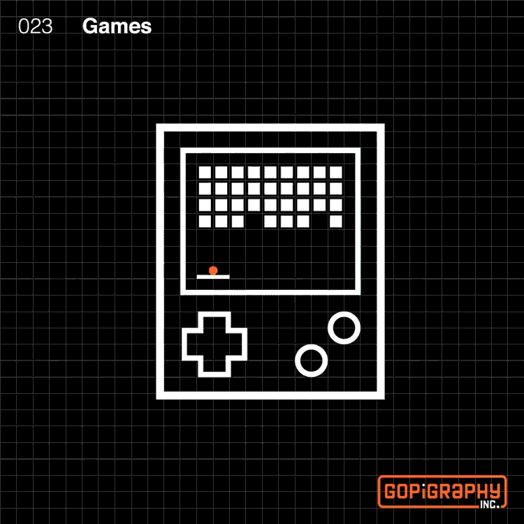 Game ping pong icon graphic design micro animation