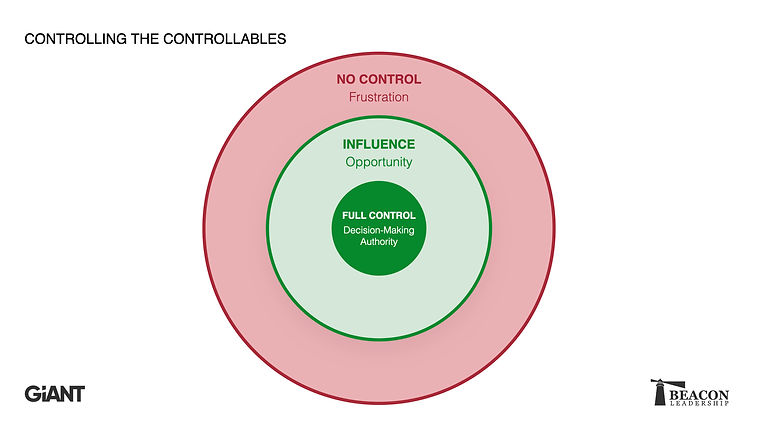 Controlling the Controllables