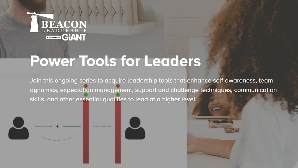 Power Tools for Leaders