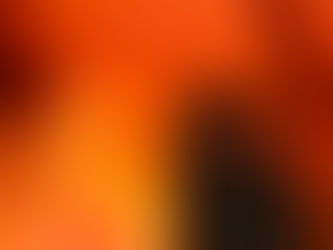 A close-up of a small, black house figurine standing out in a row of several orange ones.