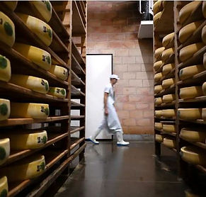Cave d'affinement fruitière Comté