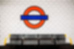 London Underground tube sign - train network