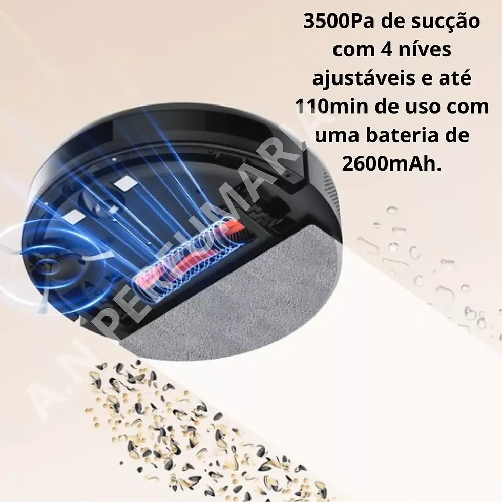 Miniatura: Robô Xiaomi Mi Robot Vacuum E10C preto 35W 110V/220V