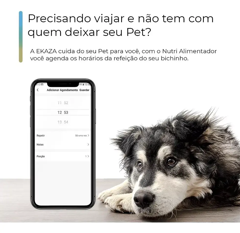 Miniatura: Nutri Alimentador Ekaza Inteligente Fdw020-G  3,7L C/câmera Alexa