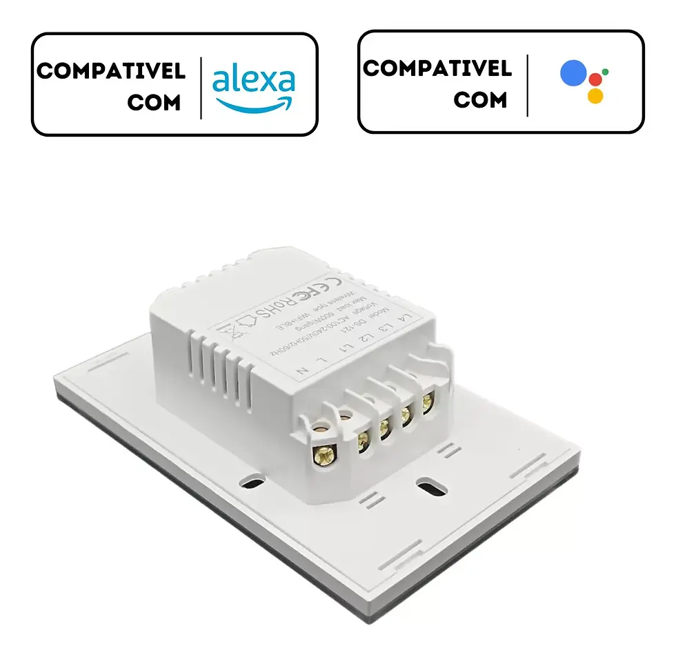 Miniatura: Interruptor  Basilus Inteligente 1 canal Smart Wifi Com  Alexa