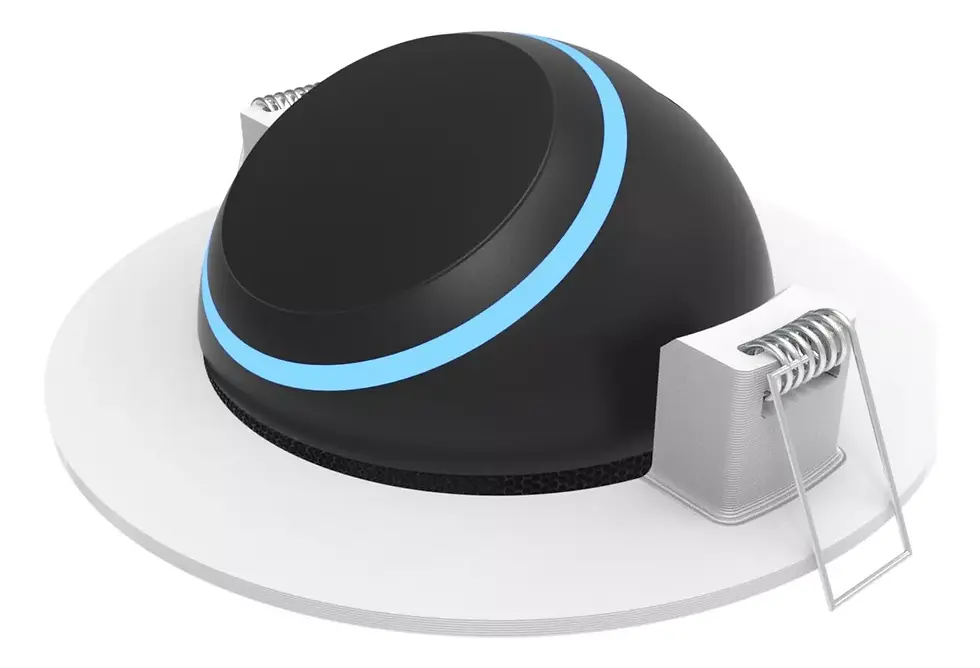 Miniatura: Suporte De Embutir No Teto Compatível Com Alexa Echo Dot 5 Cor Branco