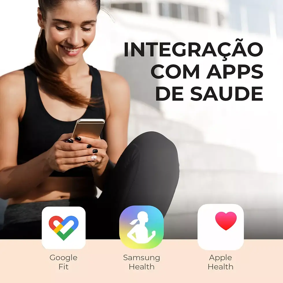 Miniatura: Balança Corporal Bioimpedância Freq Cardíaca Imc App EKAZA