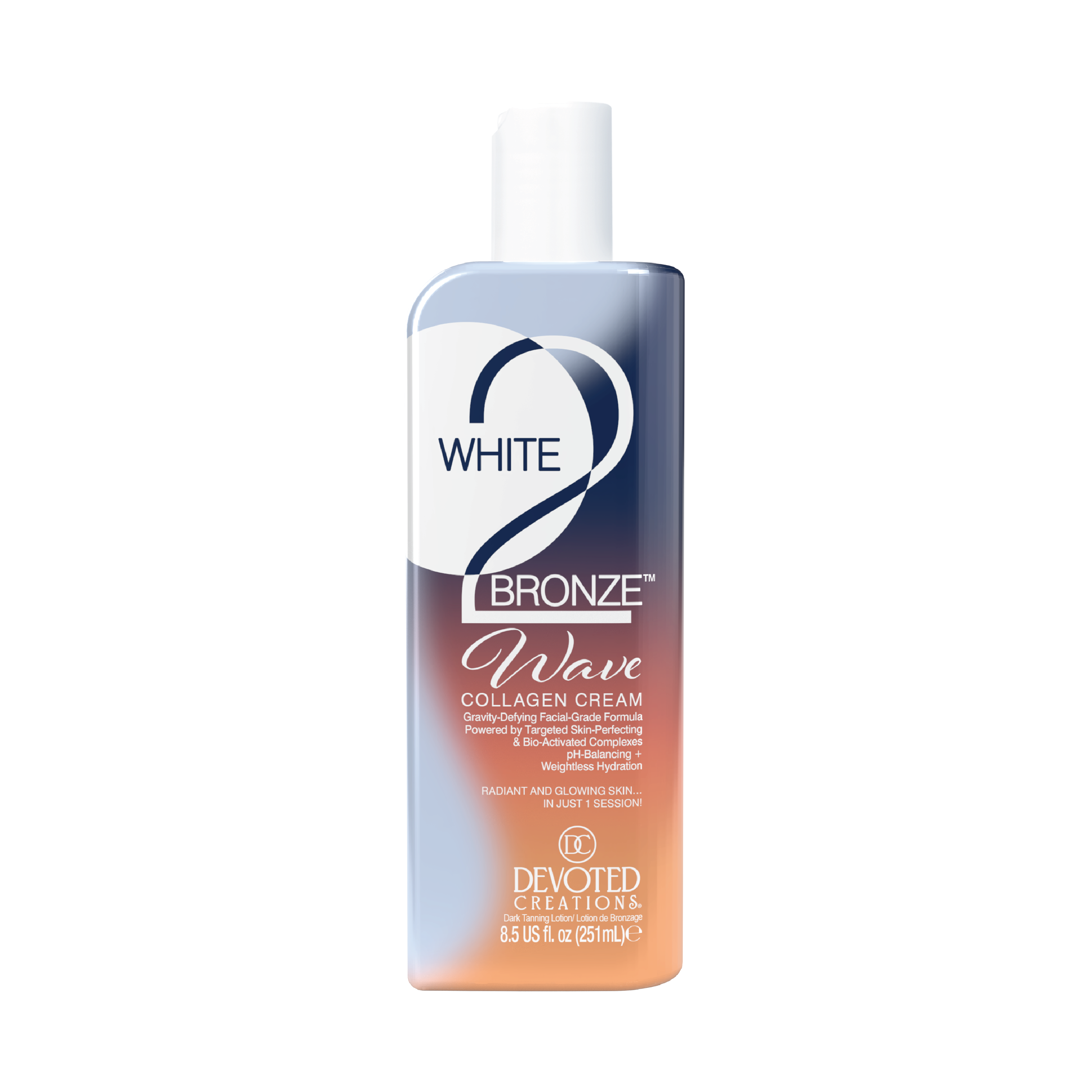 Devoted Creations White 2 Bronze Wave