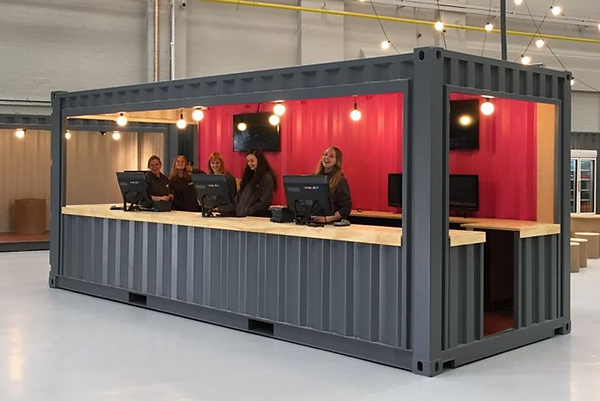 ticketing, Pico, Shipping Container Conversion, Pop-UPER, event, exhibition, trade show, roadshow, Hong Kong, design, fun, special, booth, modern, information, desk, bar, wine, drinks, dining, Pop-UPER, Size, Design, roadshows, carnival, welcome